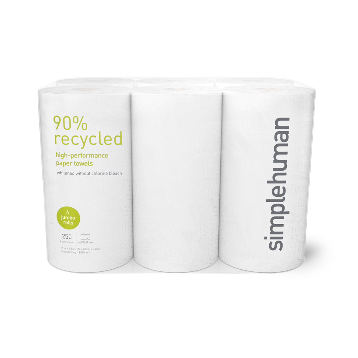 high-performance paper towels 90% recycled