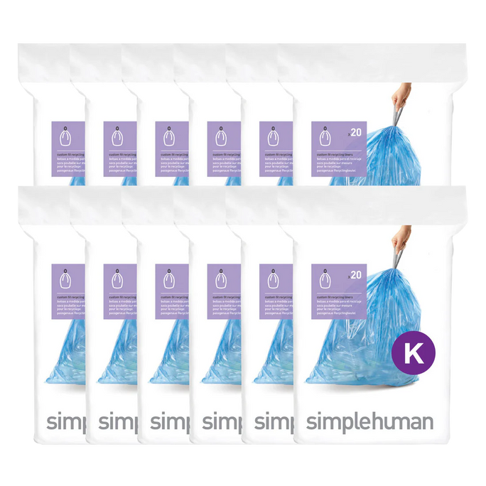 Code K Blue Recycling Custom Fit Liners