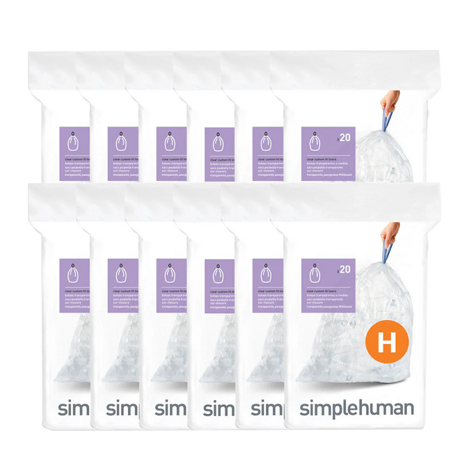 Code H Clear Recycling Custom Fit Liners