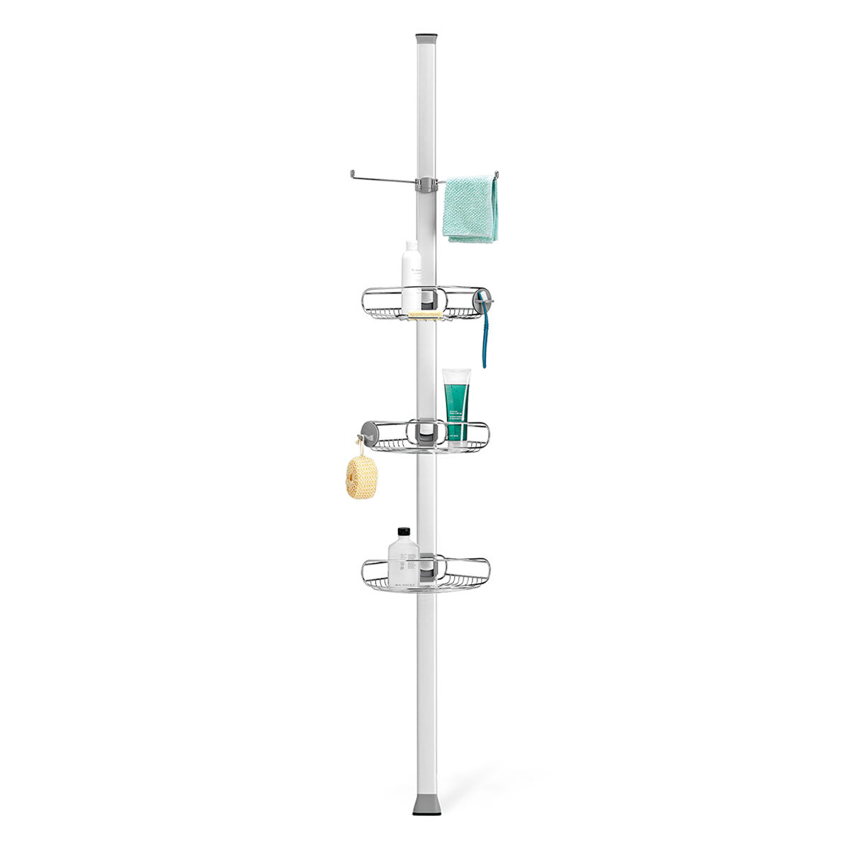 Ulti-Mate Shower Pole Caddy  Shower Organization, Corner Shower