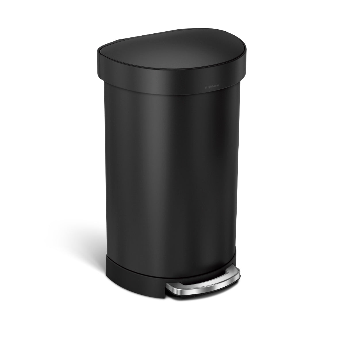 45L semi-round step can with liner rim - simplehuman