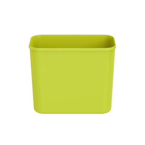 4L green plastic compost caddy inner bucket 