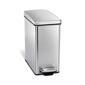 simplehuman 55L Rectangular Step Can and 4.5L Round Step Can with