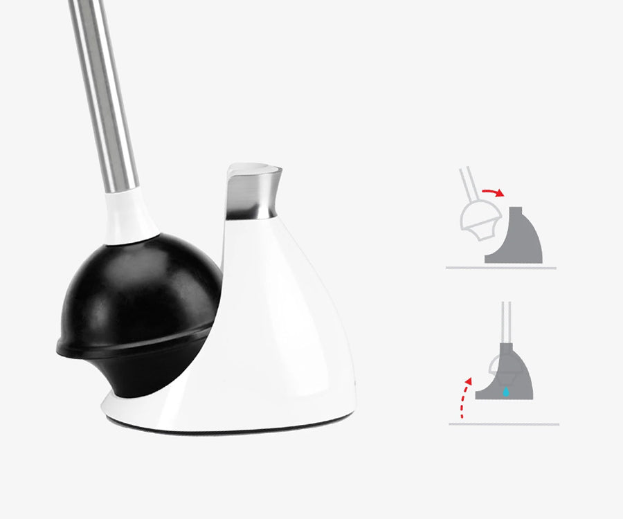 toilet brush and plunger
