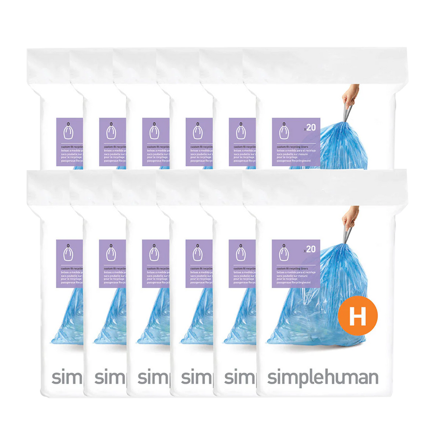 Code H Blue Recycling Custom Fit Liners