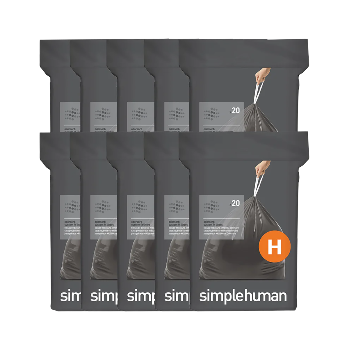 Code H Custom Fit Liners Odorsorb