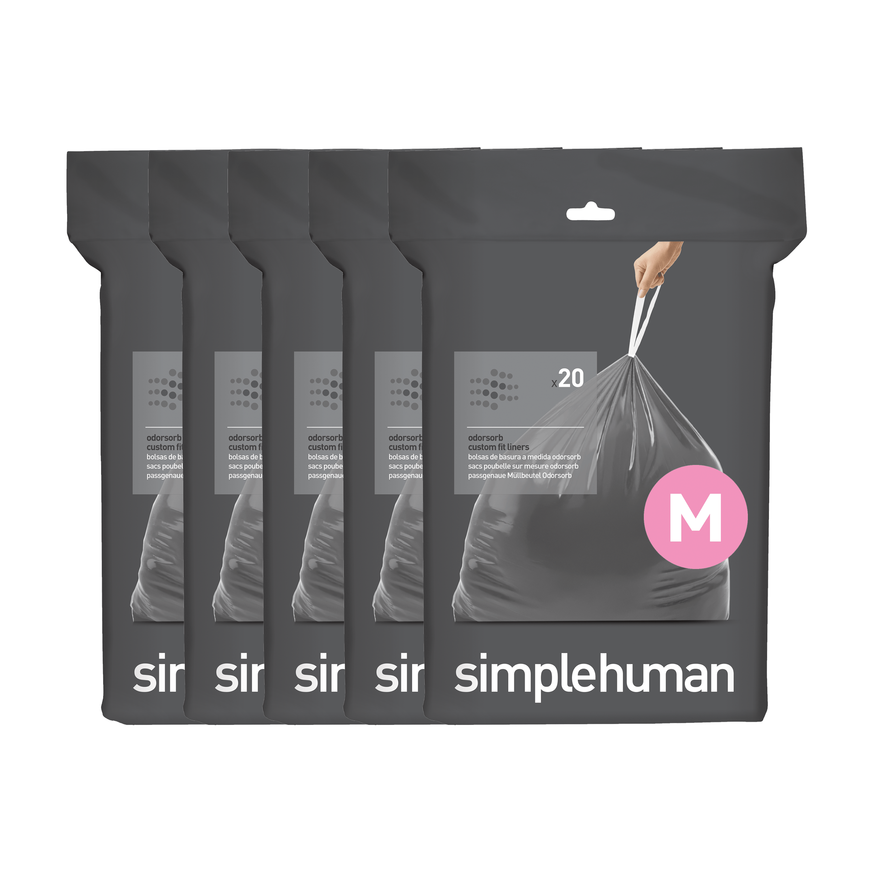 Code M Odorsorb Custom Fit Liners - Simplehuman