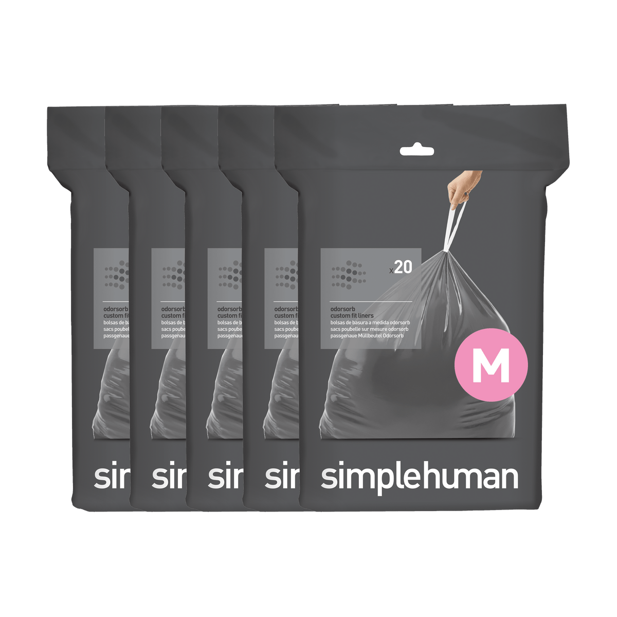 Code M Odorsorb Custom Fit Liners - Simplehuman
