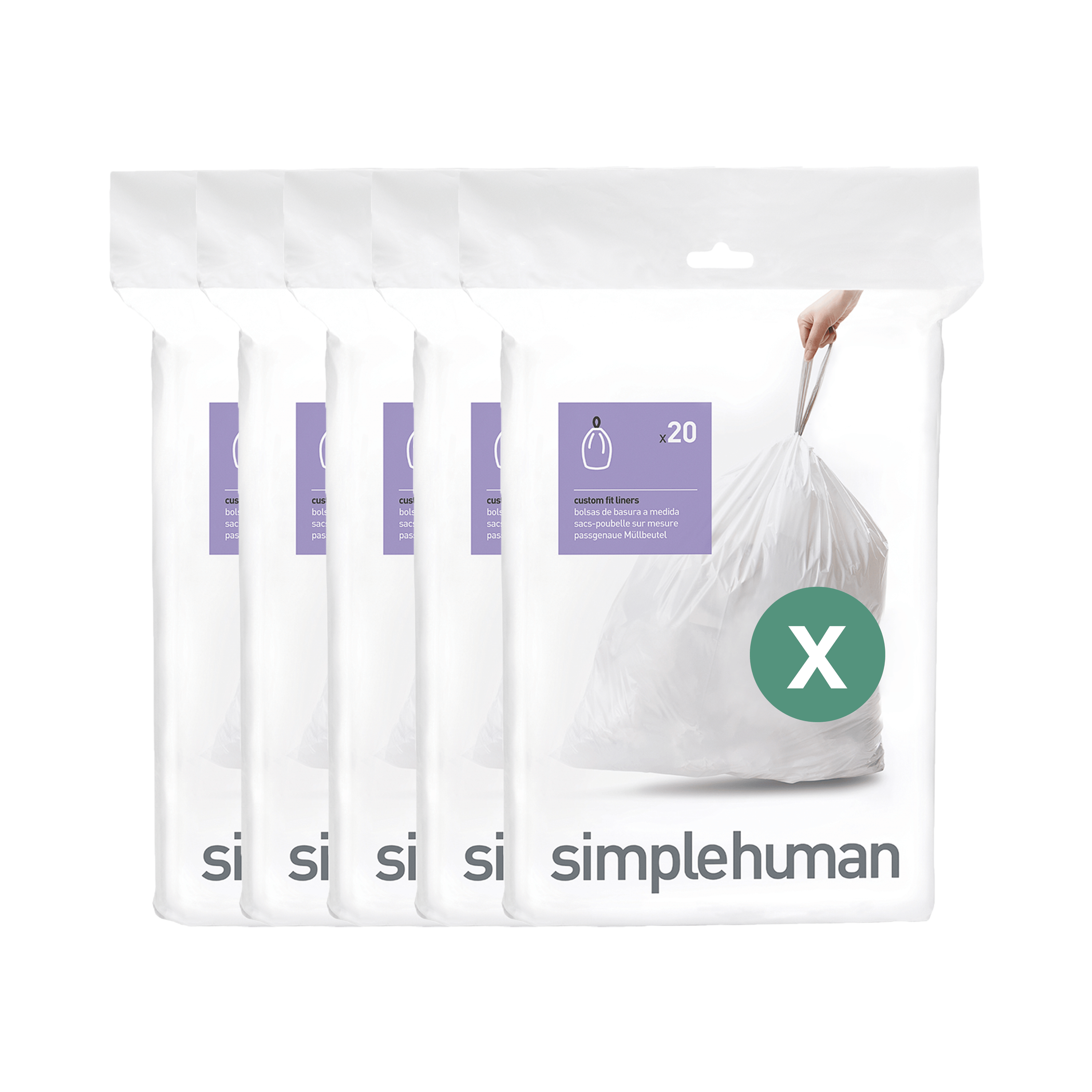 Code X Custom Fit Liners - Simplehuman