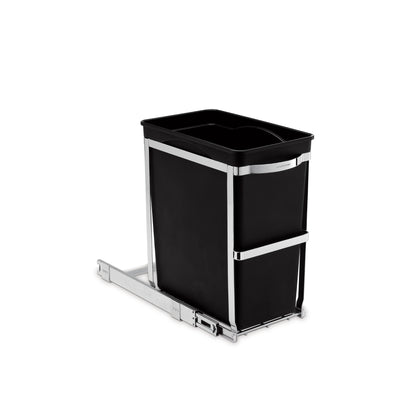 30L pull out under counter can