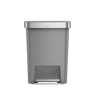 45L Hybrid Rectangular Step CanGrey