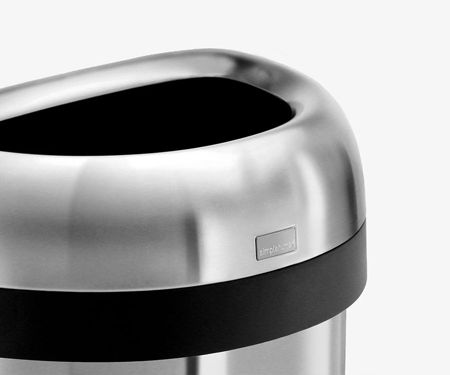 60L Semi-Round Open Can - Simplehuman