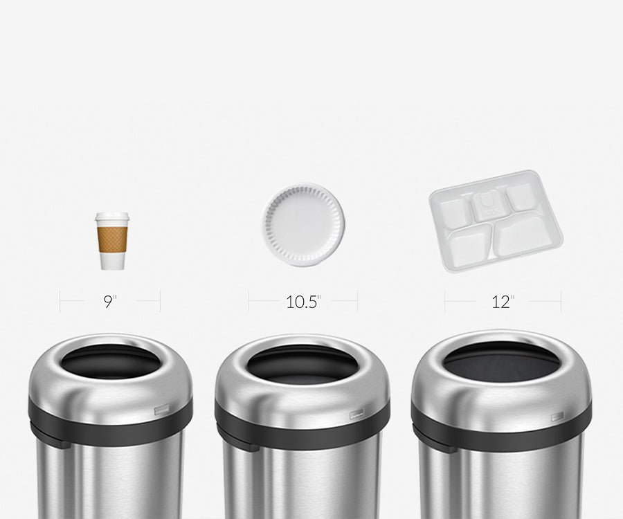 80L Bullet Open Can - Simplehuman