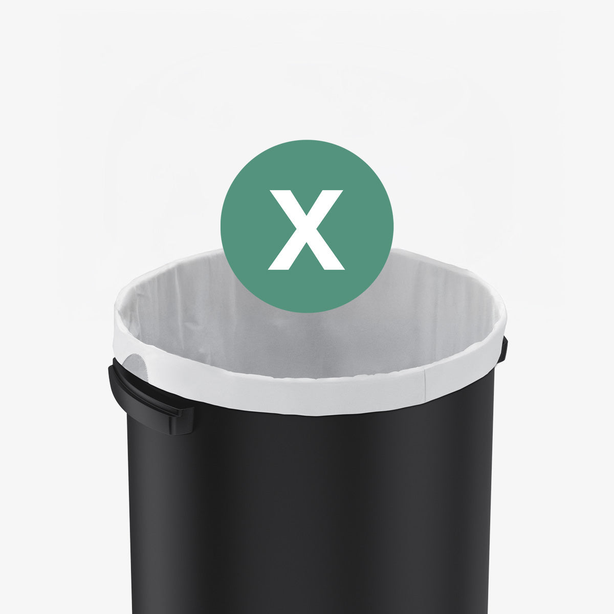 80L Bullet Open Can - Simplehuman
