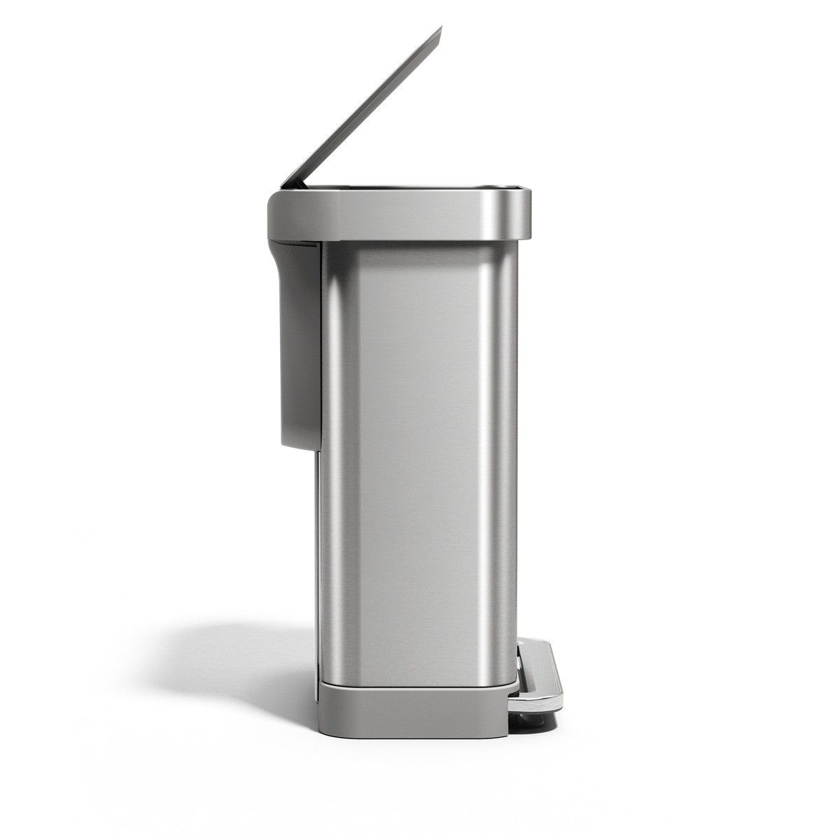 55L rectangular step can with liner pocket