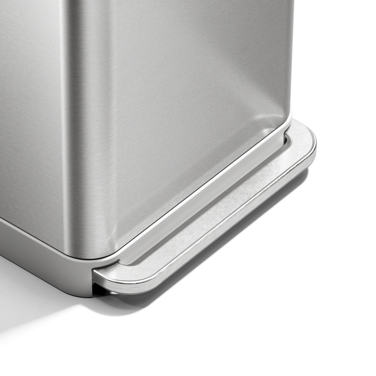 55L rectangular step can with liner pocket
