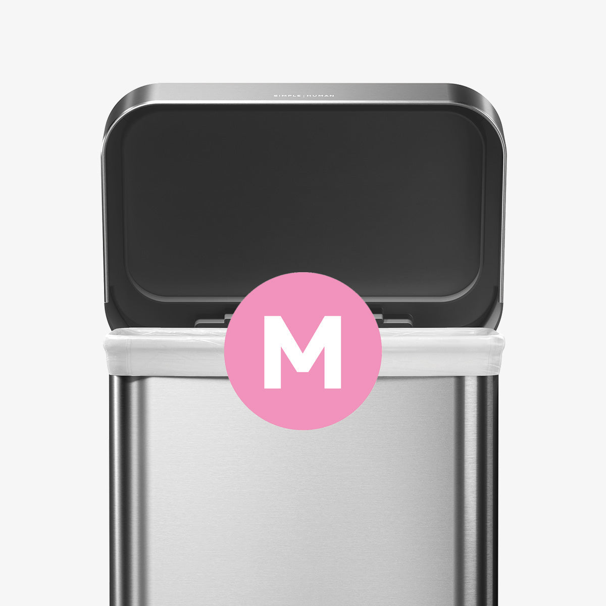 45L Rectangular Step Can with Liner Pocket - Simplehuman