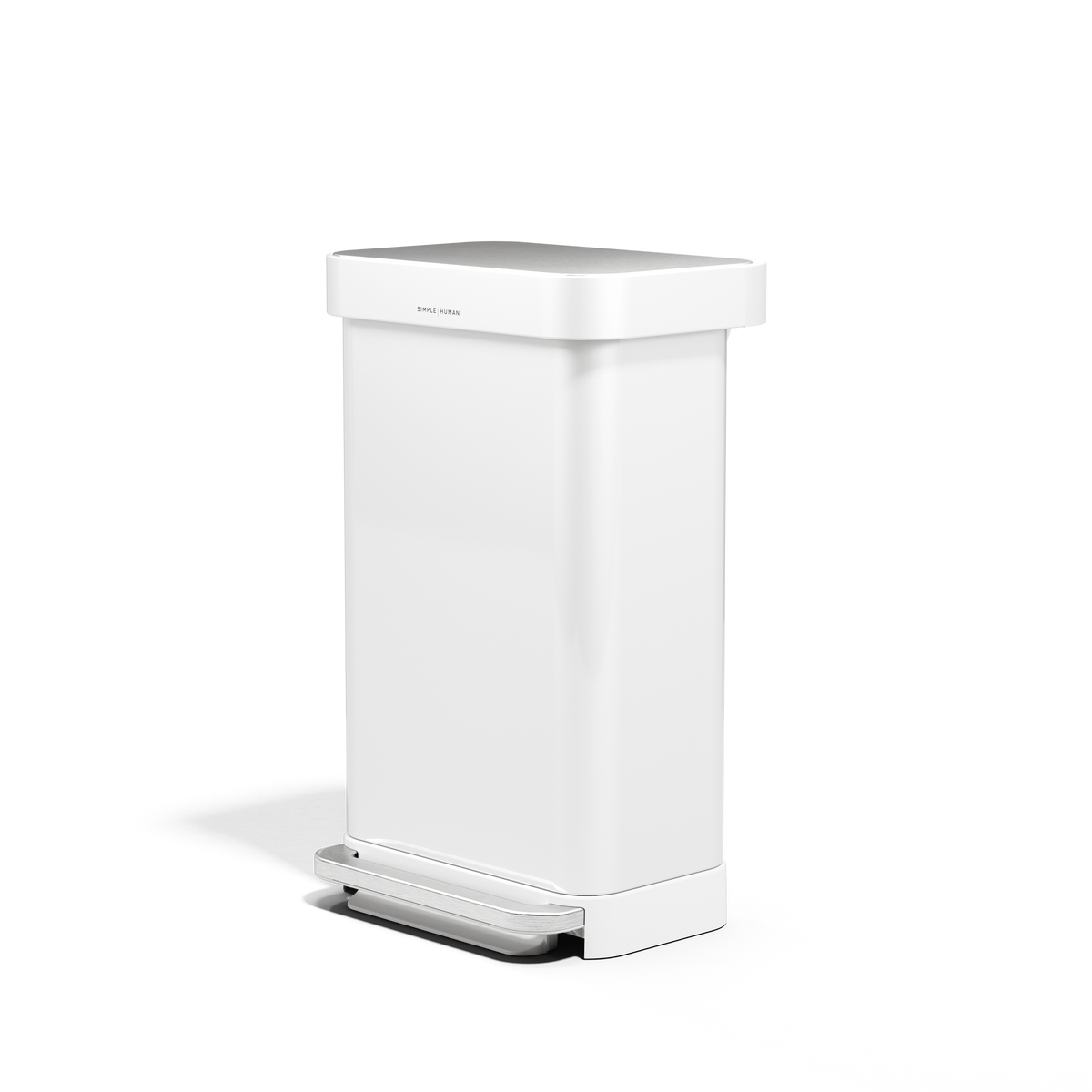45L rectangular step can with liner pocket