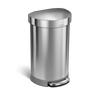 45L Semi-Round Step CanBrushed