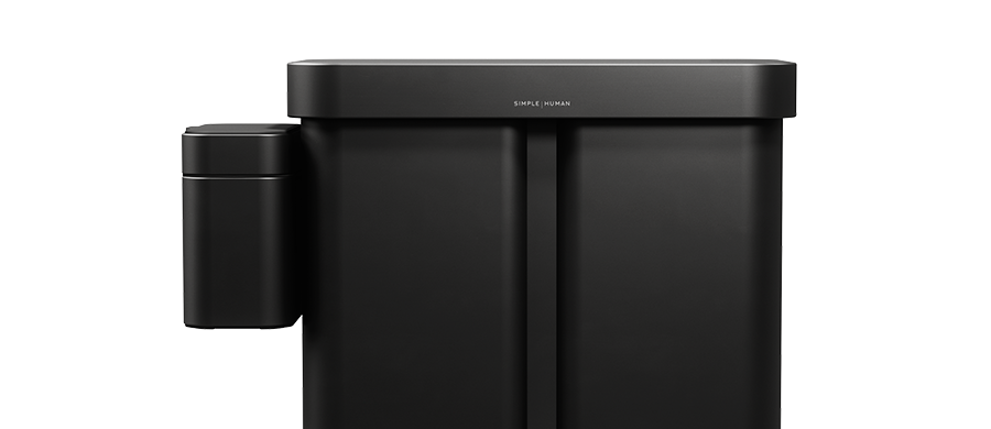 compost caddy - matte black