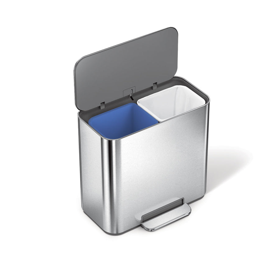 Simplehuman Small Mini Recycler Step Can - Simplehuman