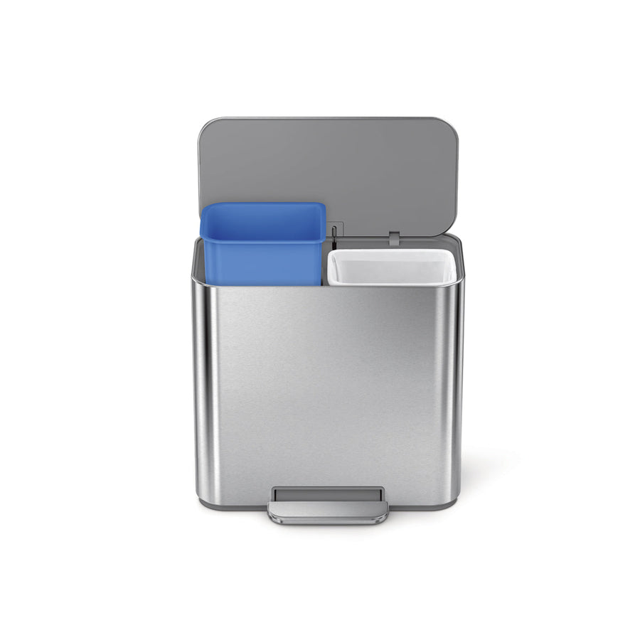 Simplehuman Small Mini Recycler Step Can - Simplehuman