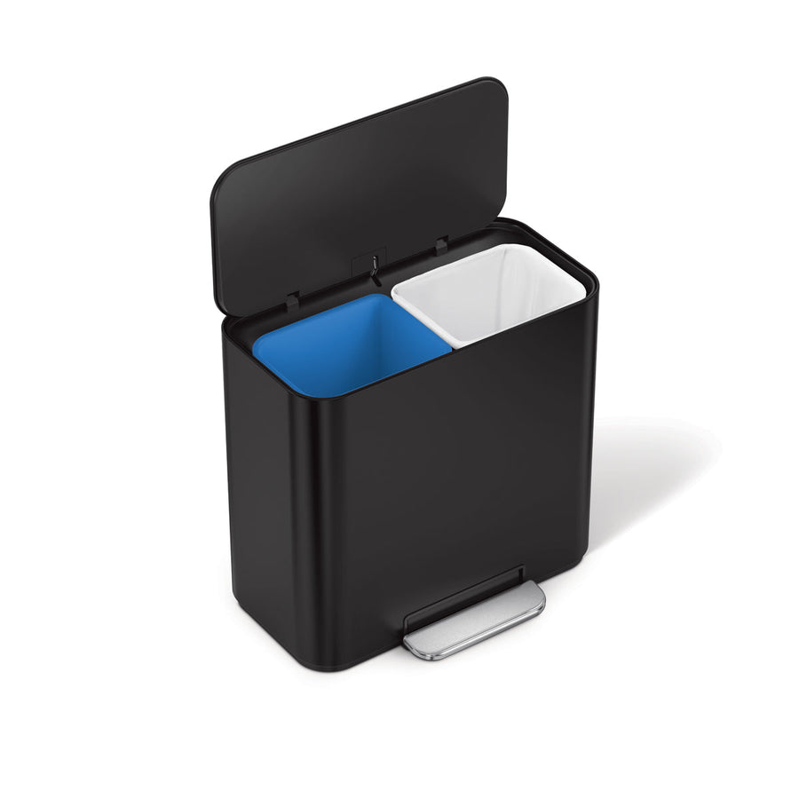 Simplehuman Small Mini Recycler Step Can - Simplehuman
