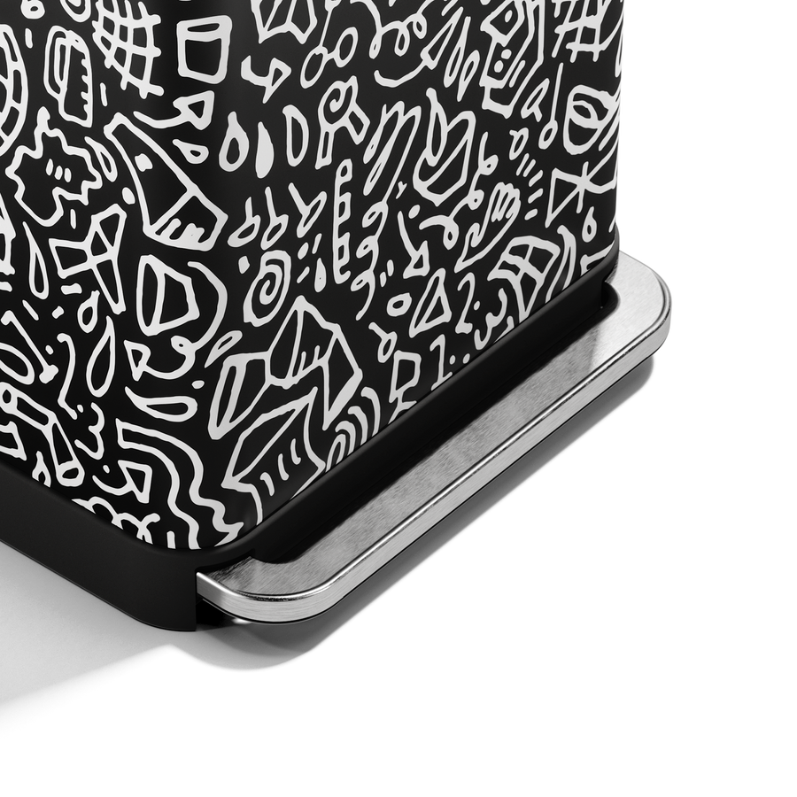 55L Rectangular Step Can with Liner Pocket