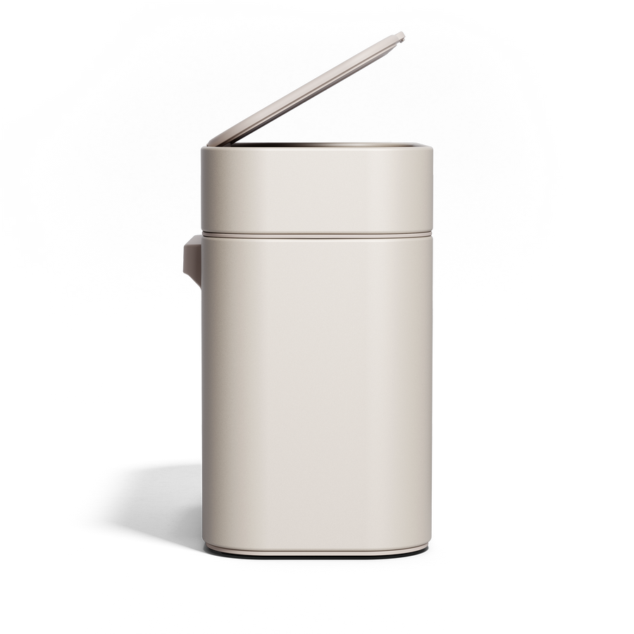 Simplehuman's Compost Caddy, side view.