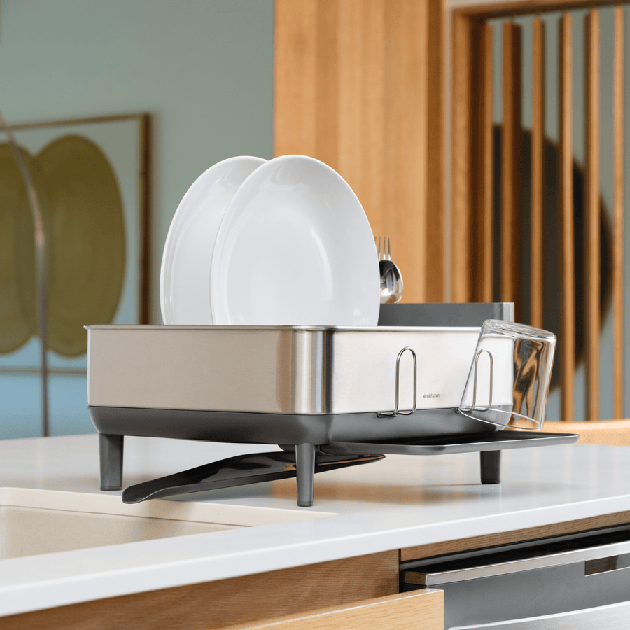 Compact Steel Frame Dishrack Simplehuman - Main Image