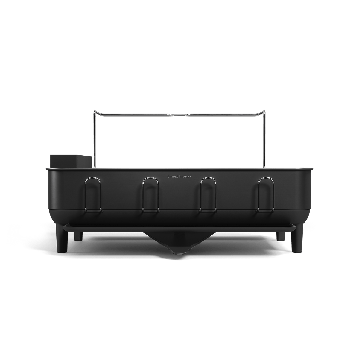 Steel Frame Dishrack, Matte Black - Simplehuman