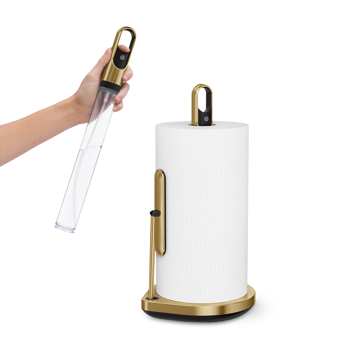 Paper Towel Holder With Spray Simplehuman paper-towel-holder-with-spray-simplehuman