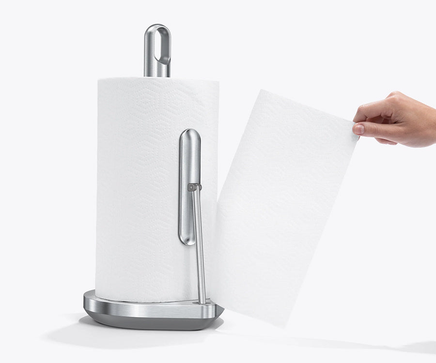 simplehuman ペーパータオルホルダー Tension Arm Paper Towel Holder - Simplehuman