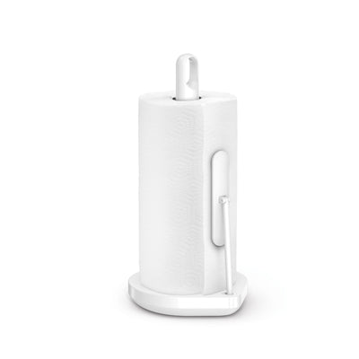 tension arm paper towel holderwhite