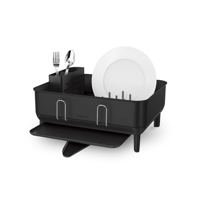 compact steel frame dishrackmatte black