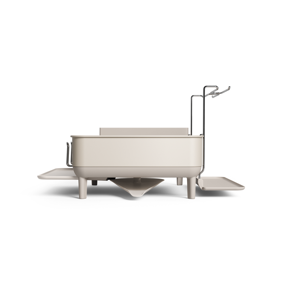 Simplehuman's Standard Dishrack from a side-view.