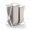 Double X-Frame HamperWhite