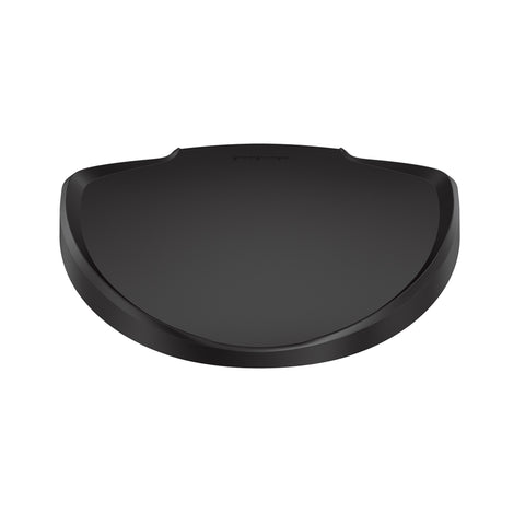 black plastic semi-round lid 