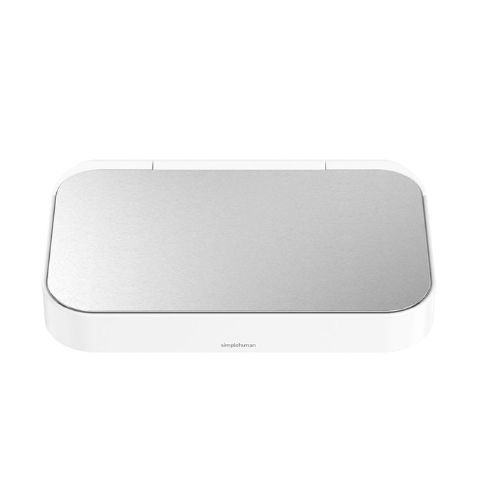 Lid with Liner Rim, White Steel [Sku:Pd6344]