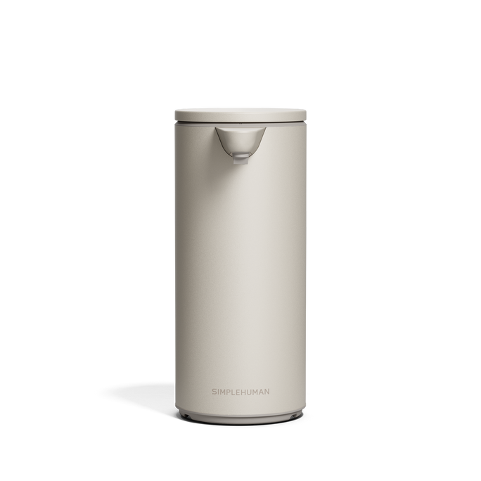 Simplehuman's 9 oz. Sensor Pump, front view. 
