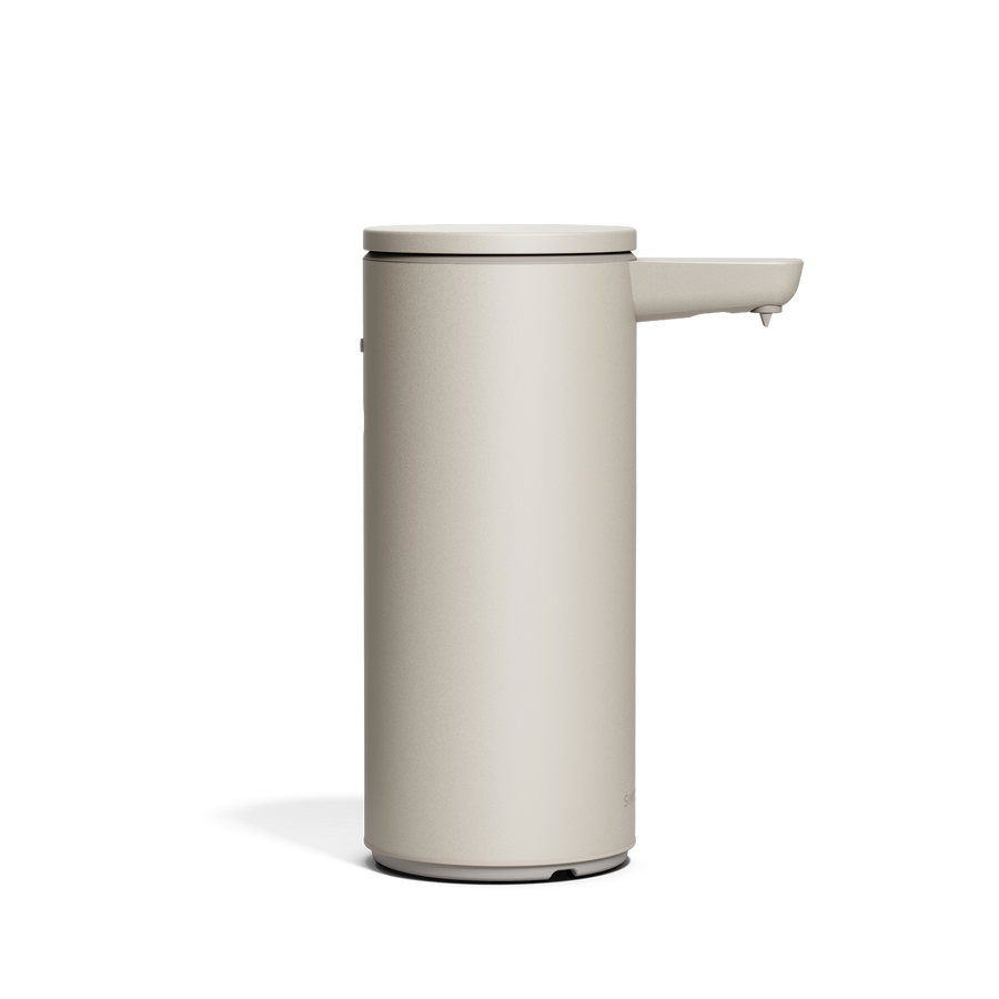 Simplehuman's 9 oz. Sensor Pump, side view. 