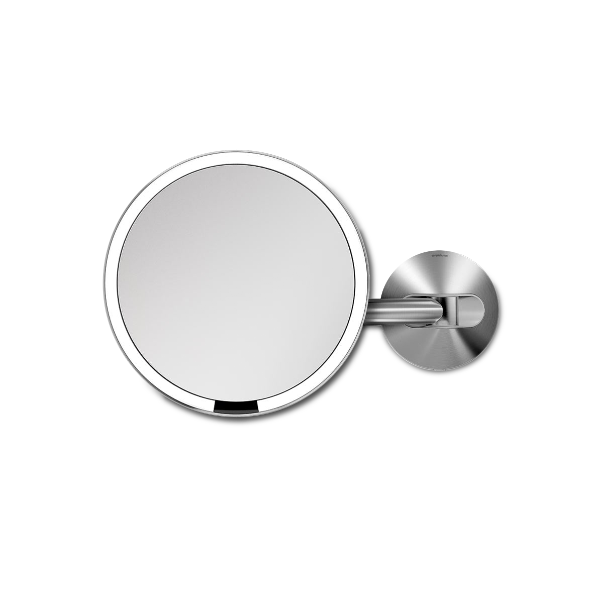 Hard-Wired Wall Mount Sensor Mirror - Brushed