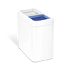 20L Dual Compartment  Slim Open CanWhite