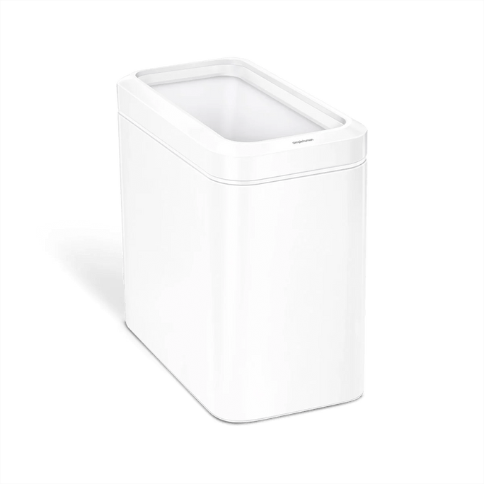 25L Slim Open Can in White