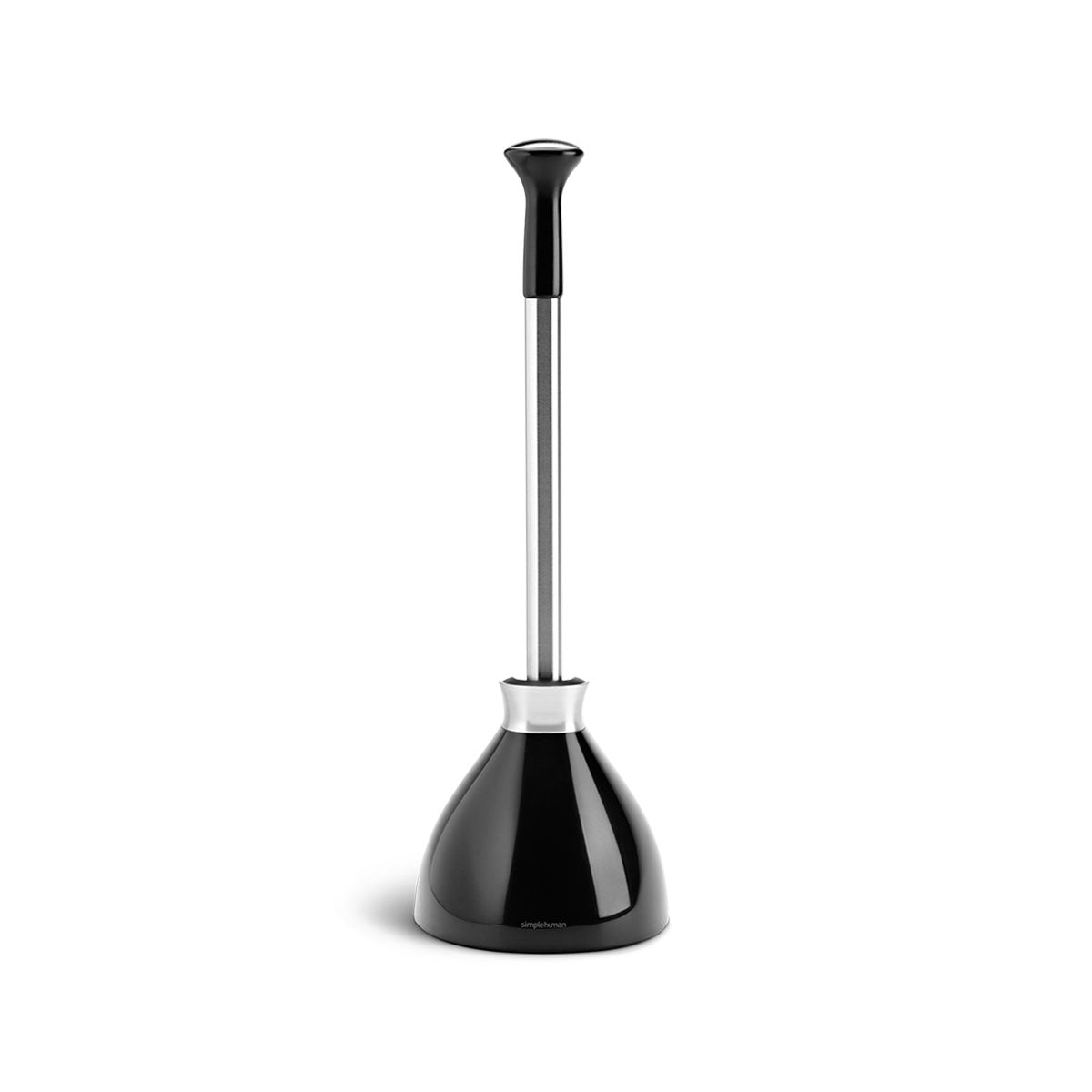 simplehuman black toilet plunger