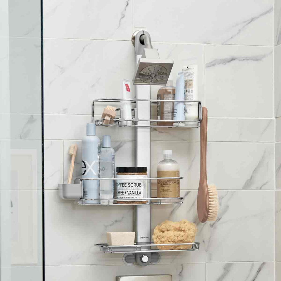 extra-large adjustable shower caddy