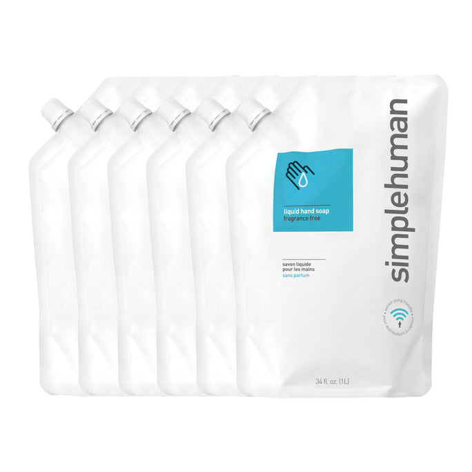 Fragrance Free Liquid Hand Soap Refill Pouch