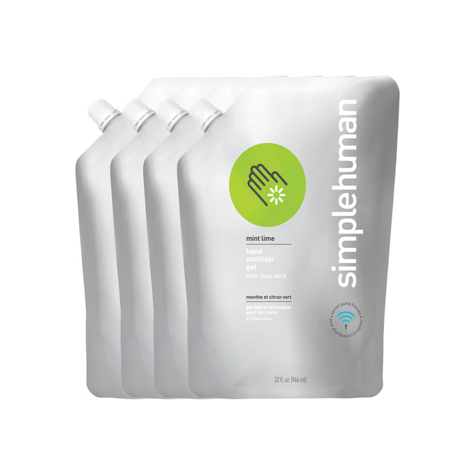 Mint Lime Hand Sanitizer Refill Pouch