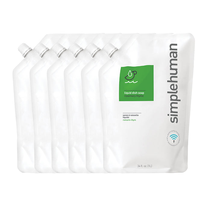 Rosemary Thyme Liquid Dish Soap Refill Pouch
