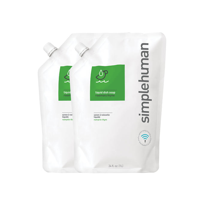 Rosemary Thyme Liquid Dish Soap Refill Pouch